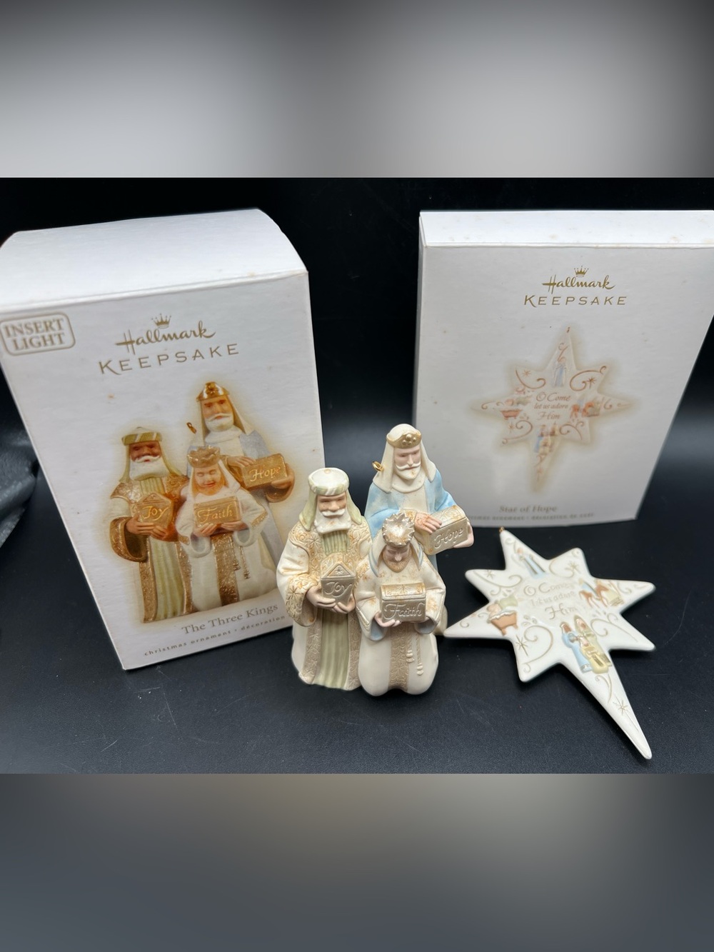 Hallmark Keepsake 2009 The Three Kings & Star Of Hope Christmas Ornament